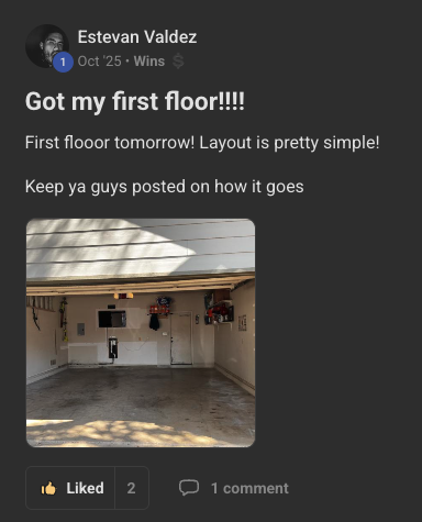 949 Academy member first floor win